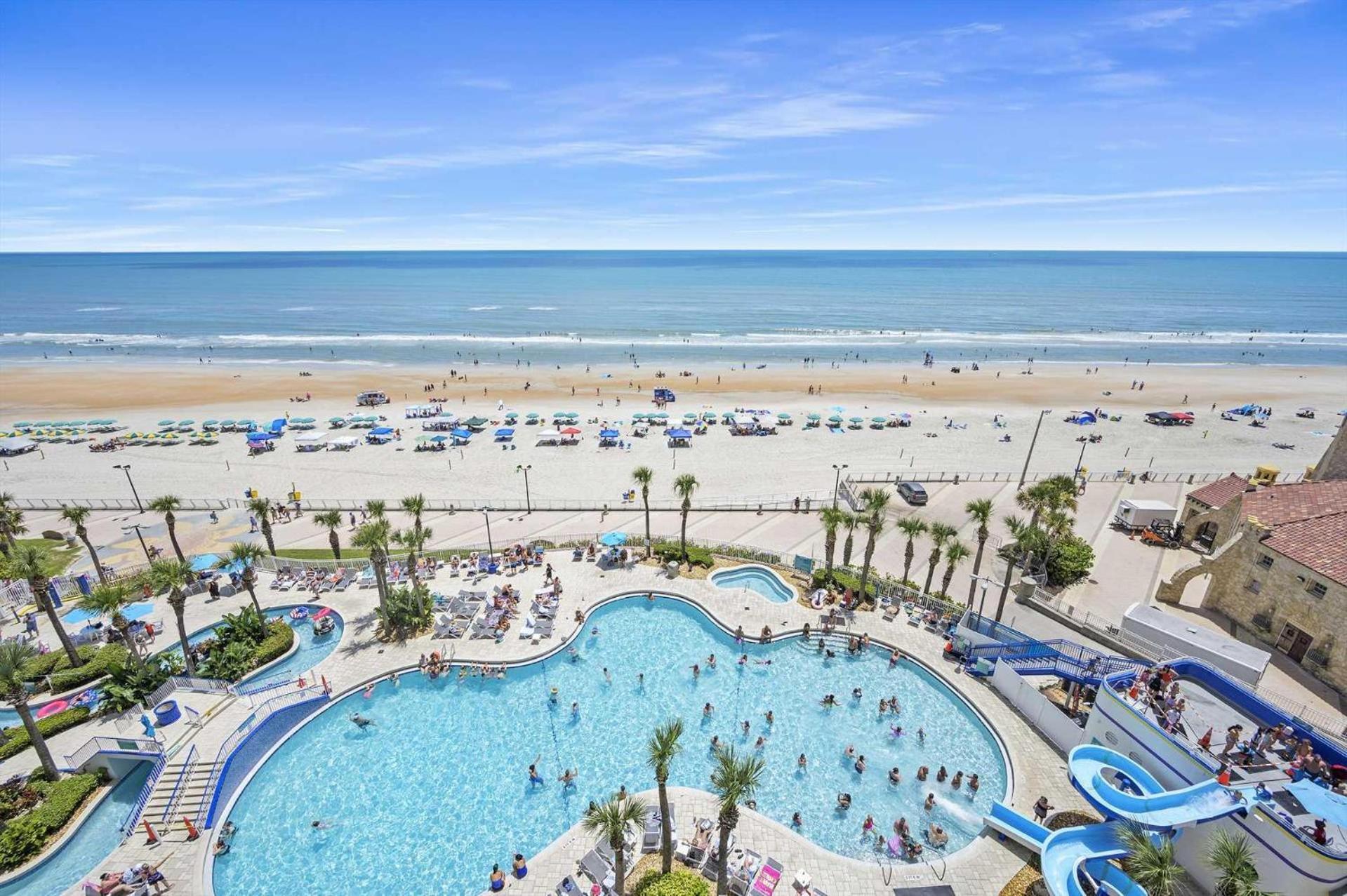 Luxury 8Th Floor 2 Bedroom Condo Direct Oceanfront Wyndham Ocean Walk Resort Daytona Beach | 801 Exterior photo